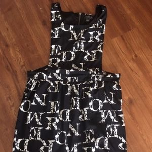 forever21+ overall dress, alphabets